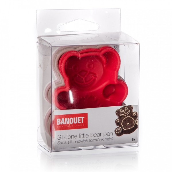 СИЛІКОНОВІ ФОРМИ ДЛЯ ВИПІКАННЯ 6 шт. ВЕДМЕЖИЙ БАНКЕТ