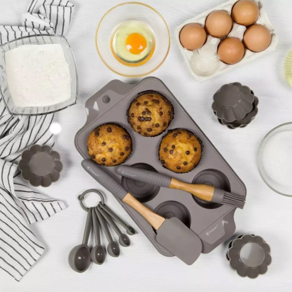 Zestaw do pieczenia muffinek Kassel 93703 (silikonowy)