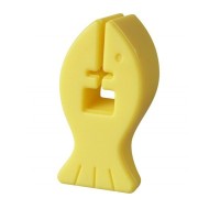 Силіконова підставка для кухонного начиння, жовта