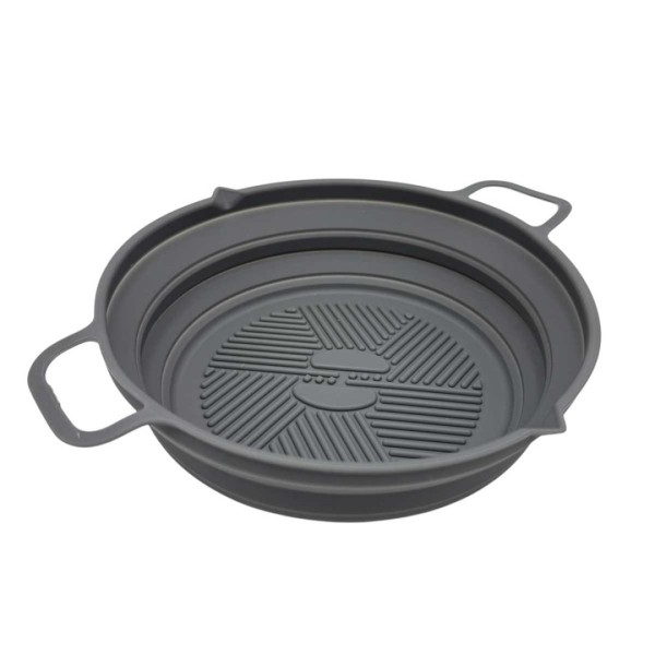 СИЛІКОНОВА ВСТАВКА ДЛЯ ФРИТЮРНИЦІ, СКЛАДНА, КРУГЛА, 19 см