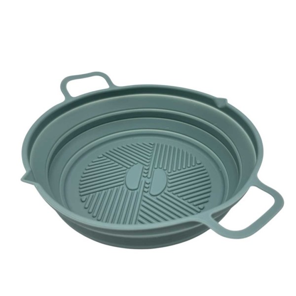 СИЛІКОНОВА ВСТАВКА ДЛЯ ФРИТЮРНИЦІ, СКЛАДНА, КРУГЛА, 19 см