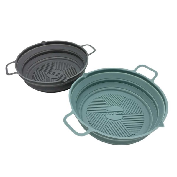 СИЛІКОНОВА ВСТАВКА ДЛЯ ФРИТЮРНИЦІ, СКЛАДНА, КРУГЛА, 19 см