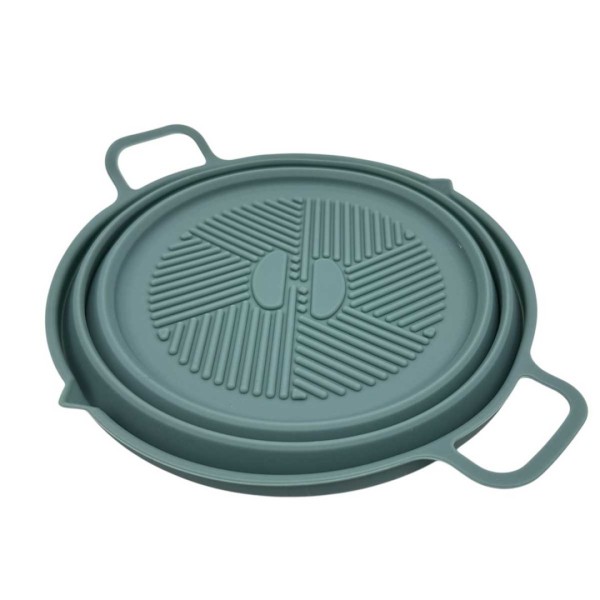 СИЛІКОНОВА ВСТАВКА ДЛЯ ФРИТЮРНИЦІ, СКЛАДНА, КРУГЛА, 19 см