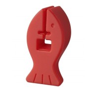 Силіконова підставка для кухонного начиння, червона