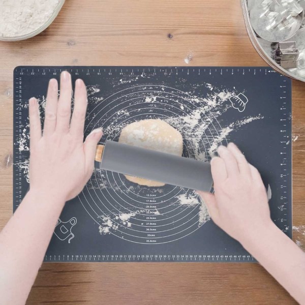 НАБІР ДЛЯ ТІСТА - СИЛІКОНОВА ДОШКА ТА КАЧКА 279001