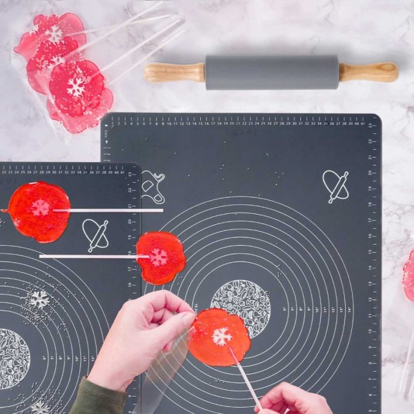 НАБІР ДЛЯ ТІСТА - СИЛІКОНОВА ДОШКА ТА КАЧКА 279001