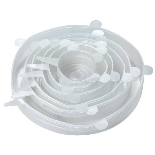 НАБІР 6 УНІВЕРСАЛЬНИХ СИЛІКОНОВИХ КРИШОК KINGHOFF KH-1902