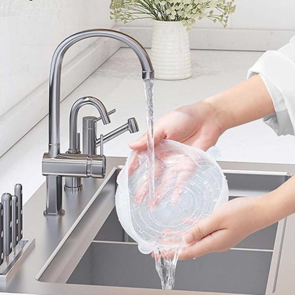 НАБІР 6 УНІВЕРСАЛЬНИХ СИЛІКОНОВИХ КРИШОК KINGHOFF KH-1902