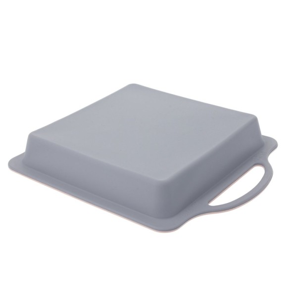 КВАДРАТНА СИЛІКОНОВА ФОРМА 20x20 см ТВЕРДА 3356