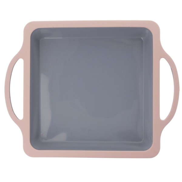 КВАДРАТНА СИЛІКОНОВА ФОРМА 20x20 см ТВЕРДА 3356