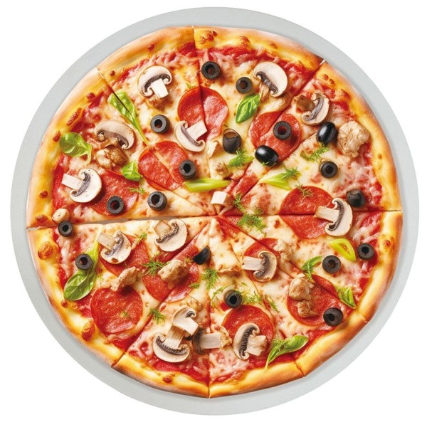 КАМІНЬ ДЛЯ ВИПІКАННЯ ПІЦИ З КОРДІЄРИТУ 33 СМ + ПІДСТАВКА KLAUSBERG KB-7788