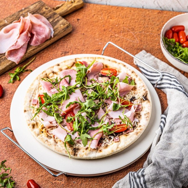 КАМІНЬ ДЛЯ ВИПІКАННЯ ПІЦИ З КОРДІЄРИТУ 33 СМ + ПІДСТАВКА KLAUSBERG KB-7788