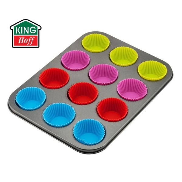 Forma do babeczek Kinghoff KH-4188 (12 szt.)