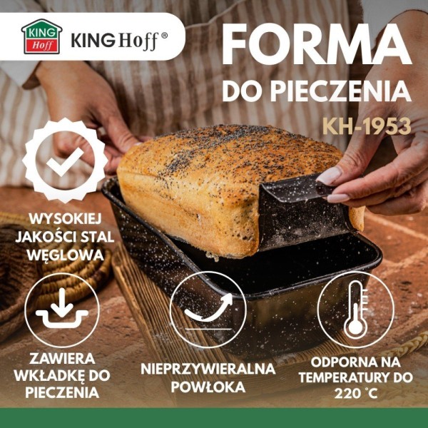 Forma do pieczenia Kinghoff KH-1953 (z wkładką z otworami)