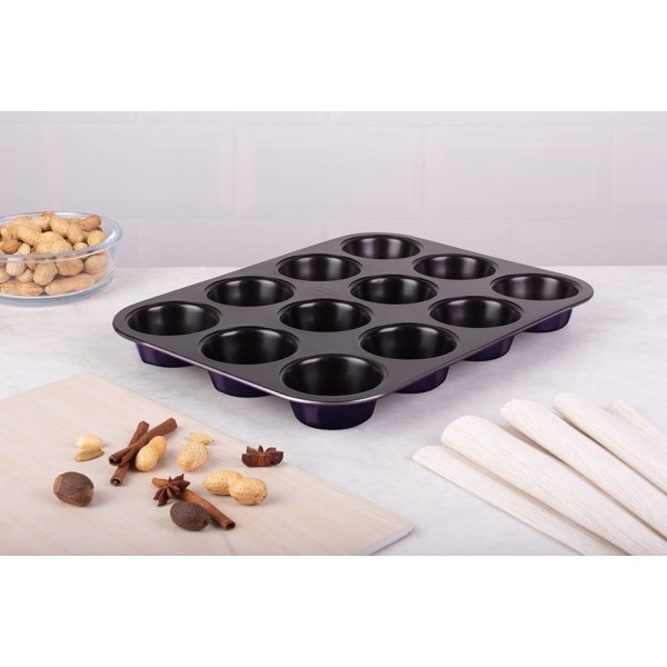 ВИПІКАННЯ ПИРІГІВ ДЛЯ МАФІНІВ X12 BERLINGER HAUS ФІОЛЕТОВЕ ЗАТЕМНЕННЯ BH-6800