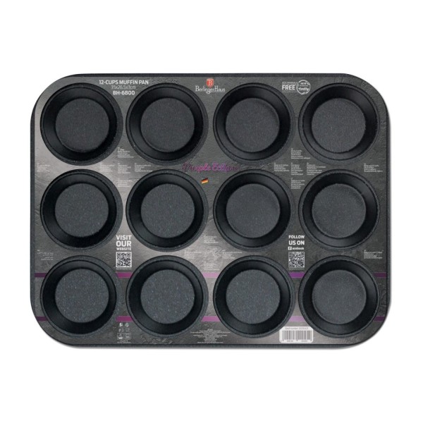 ВИПІКАННЯ ПИРІГІВ ДЛЯ МАФІНІВ X12 BERLINGER HAUS ФІОЛЕТОВЕ ЗАТЕМНЕННЯ BH-6800