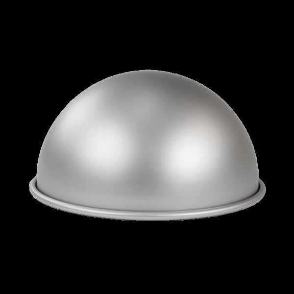 Напівсферична форма для випікання торта PME 20 см сріблястого кольору