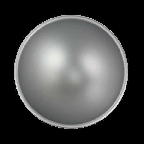 Напівсферична форма для випікання торта PME 20 см сріблястого кольору