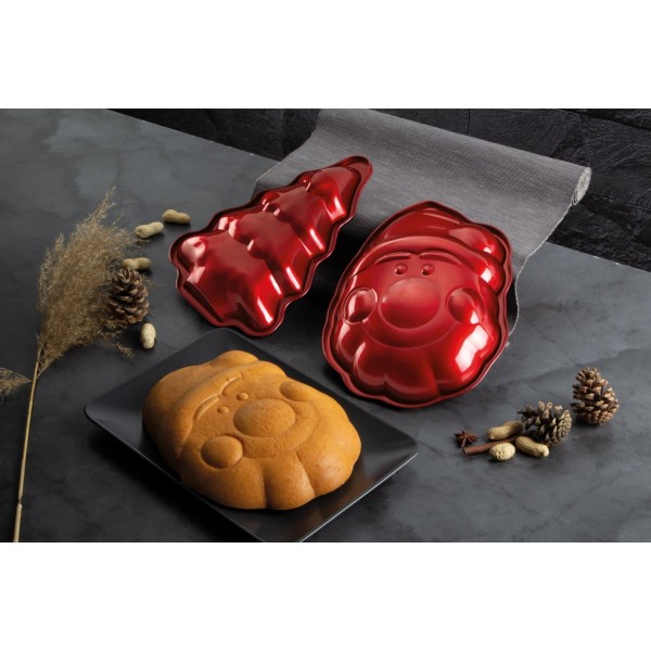 НАБІР З 2 РІЗДВЯНИХ ЧАШОК ДЛЯ ПЕЧИВА BERLINGER HAUS Бордовий BH-6947