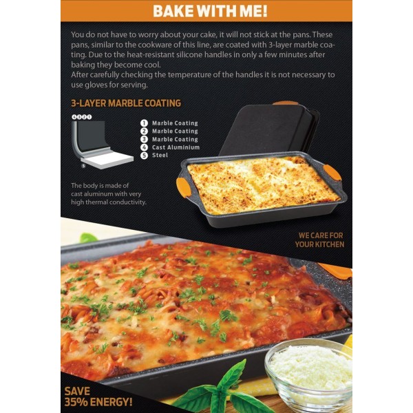 Форма для випікання 36 см BERLINGER HAUS GRANIT DIAMOND BH-1140