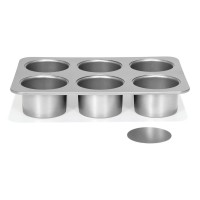 Forma do mini serniczków Patisse SILVER-TOP (6 sztuk)