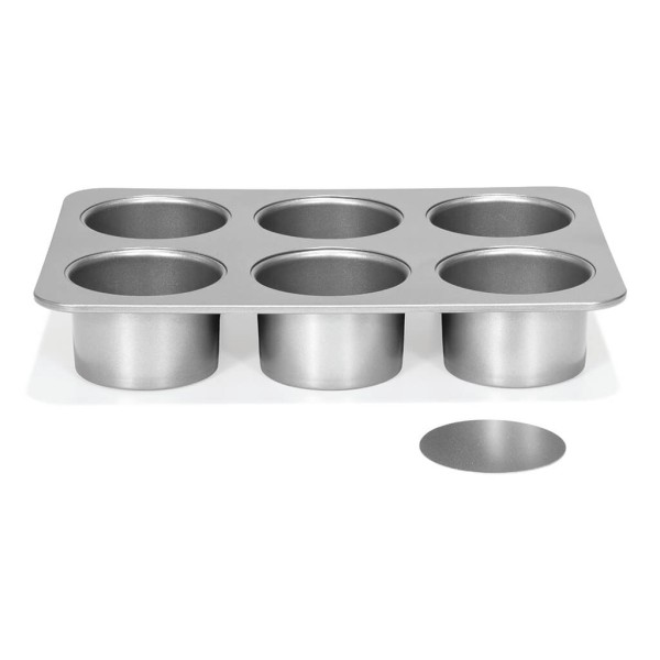 Forma do mini serniczków Patisse SILVER-TOP (6 sztuk)