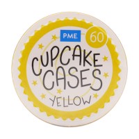 Формочки для випікання кексів PME (60 штук) жовті