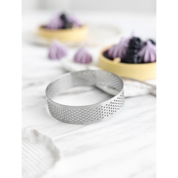 Перфороване кругле кільце для випічки 8 см - Patisse