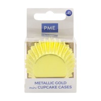 Металеві міні-форми для мафінів PME (45 шт.) золотисті