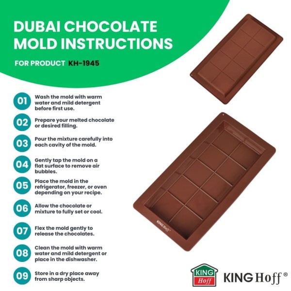 Forma do czekolady Kinghoff KH-1945 (25 x 13,5 cm)