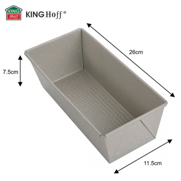 Keksówka do chleba i pasztetu Kinghoff KH-1971 (26 x 11,5 cm)