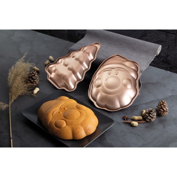 НАБІР З 2 РІЗДВЯНИХ ЧАШОК ДЛЯ ПЕЧИВА BERLINGER HAUS РОЖЕВО-ЗОЛОТО BH-6948