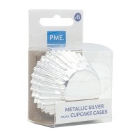 Металеві міні-форми для мафінів PME (45 шт.) сріблясті