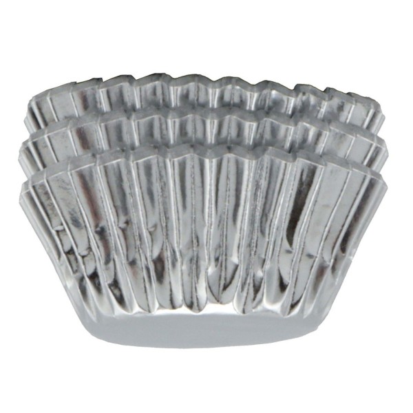 Металеві міні-форми для мафінів PME (45 шт.) сріблясті