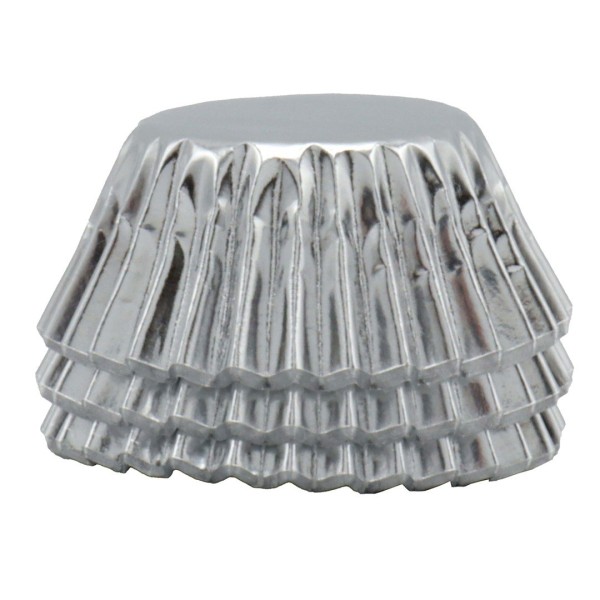 Металеві міні-форми для мафінів PME (45 шт.) сріблясті