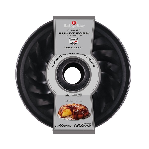 Форма для випікання 25 см BerlingerHaus Matte Black Collection BH-8629