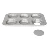 Forma do mini tart i quiche Patisse SILVER-TOP (6 szt.)