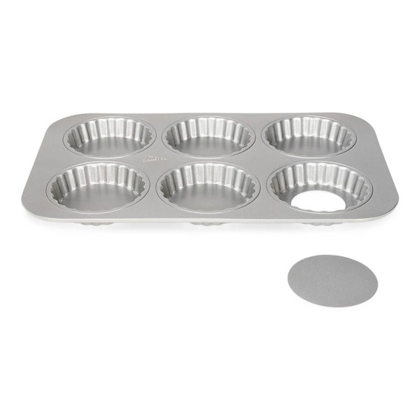 Forma do mini tart i quiche Patisse SILVER-TOP (6 szt.)