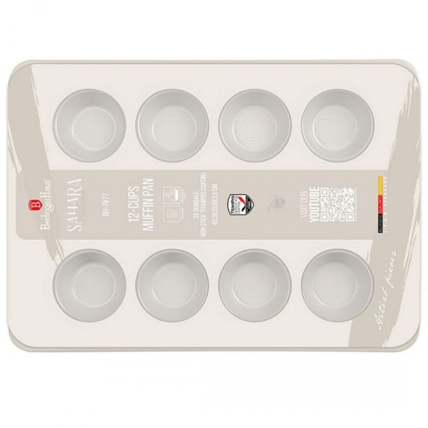 Forma do muffinów Berlinger haus BH-7877 SAHARA (silikonowa)