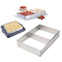 Regulowana forma do ciasta Kinghoff KH-1907 (34–52 x 27–18,5 x 5 cm)