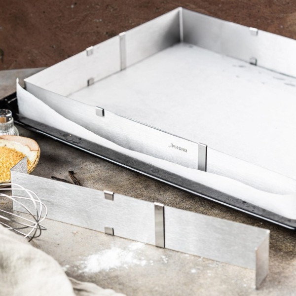 Regulowana forma do ciasta Kinghoff KH-1907 (34–52 x 27–18,5 x 5 cm)