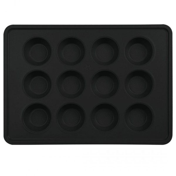 ТИТАНОВА ФОРМА ДЛЯ МАФІНІВ BERLINGER HAUS BH-7876 МАТОВИЙ ЧОРНИЙ