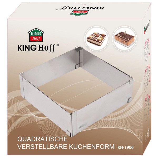 Regulowana tortownica Kinghoff KH-1906 (28–15 x 5 cm)