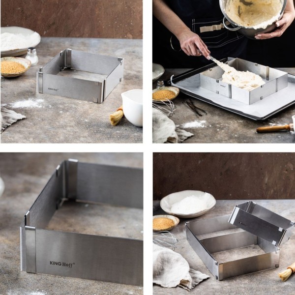 Regulowana tortownica Kinghoff KH-1906 (28–15 x 5 cm)