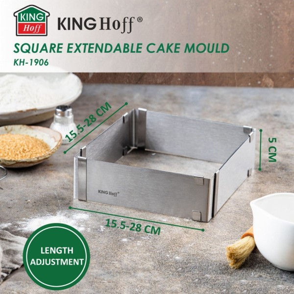 Regulowana tortownica Kinghoff KH-1906 (28–15 x 5 cm)