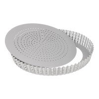 Perforowana forma do tarty Patisse SILVER-TOP (24 cm)