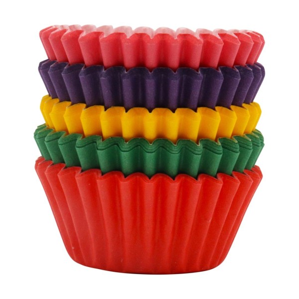 Формочки для кексів PME (100 штук) різнокольорові