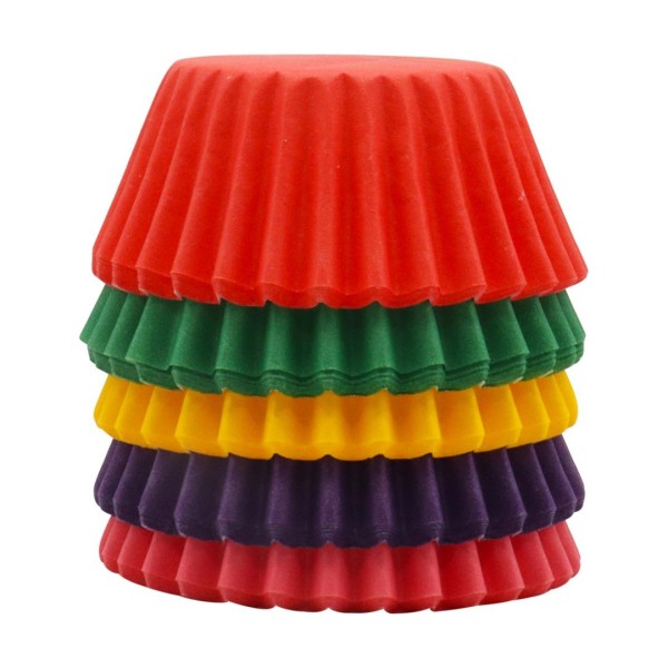 Формочки для кексів PME (100 штук) різнокольорові