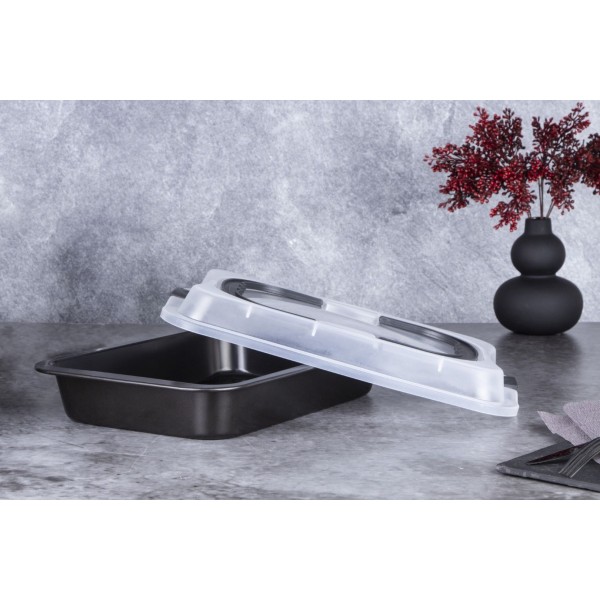 Деко з кришкою 36,5x24,5x5,5 см Berlinger Haus Shiny Black BH-7840