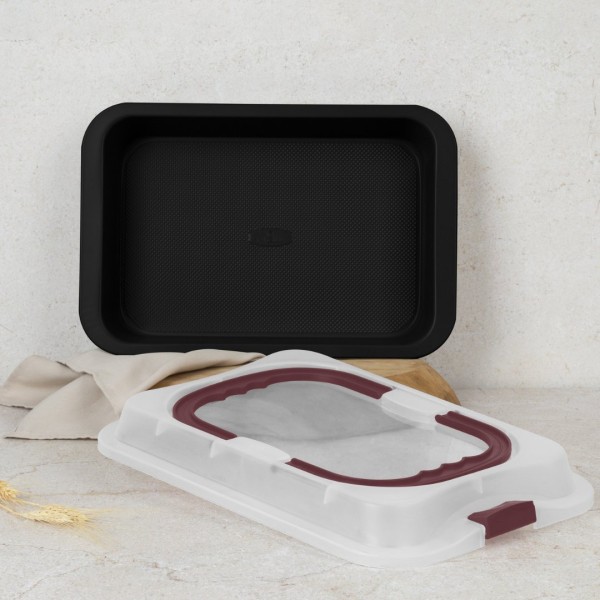 Форма для випікання 36,5 см з кришкою BerlingerHaus Leonardo Collection BH-8636